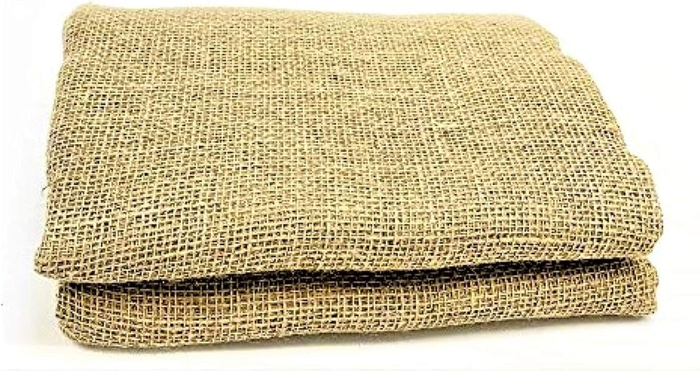 72 Inch X 15 Feet Gardening Burlap Liners, 90 Sq Ft (6 FT W X 15 FT L) Loose Weave Jute-Burlap for Raised Bed, Seed Cover and Garden Fabric (72 Inch X 15 feet, 72"x15'L)