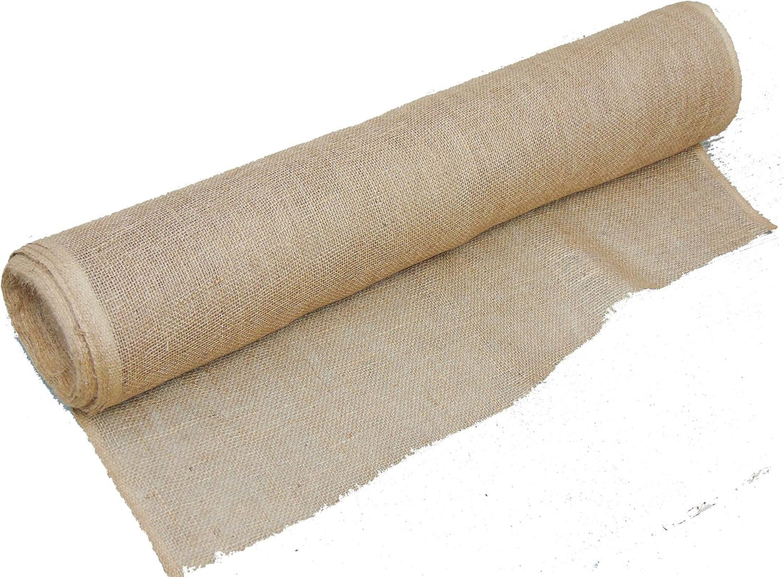 Burlap Fabric roll | 40" Wide x 75 feet long-roll |Great for Garden raised bed liners,Edging,Erosion control,Weed Barrier, Aisle runner plant cover tree wrap, 25 yards rolls x 40-inch