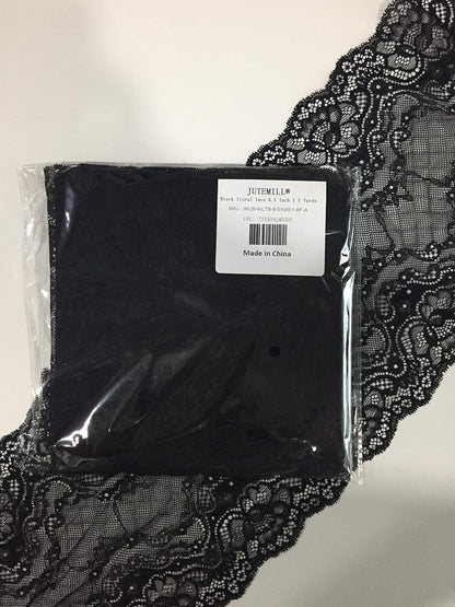 Black Lace Fabric Lace Trim