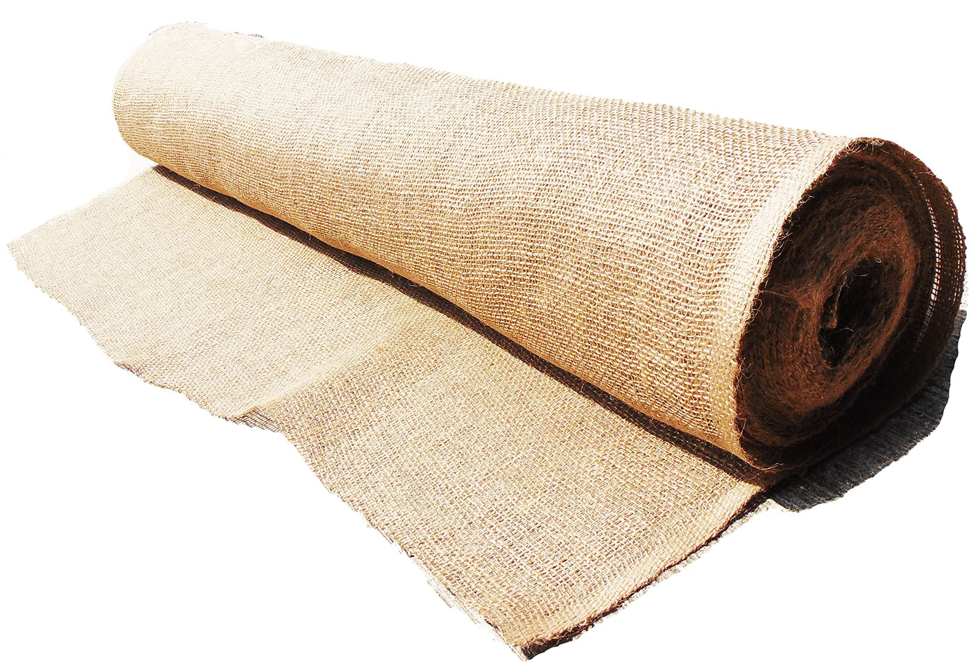 AAYU 40" Wide Light Weight Burlap Fabric roll 150 -Ft Long, Lose Weaved Garden Netting, Edging, Erosion Control & Weed Barrier
