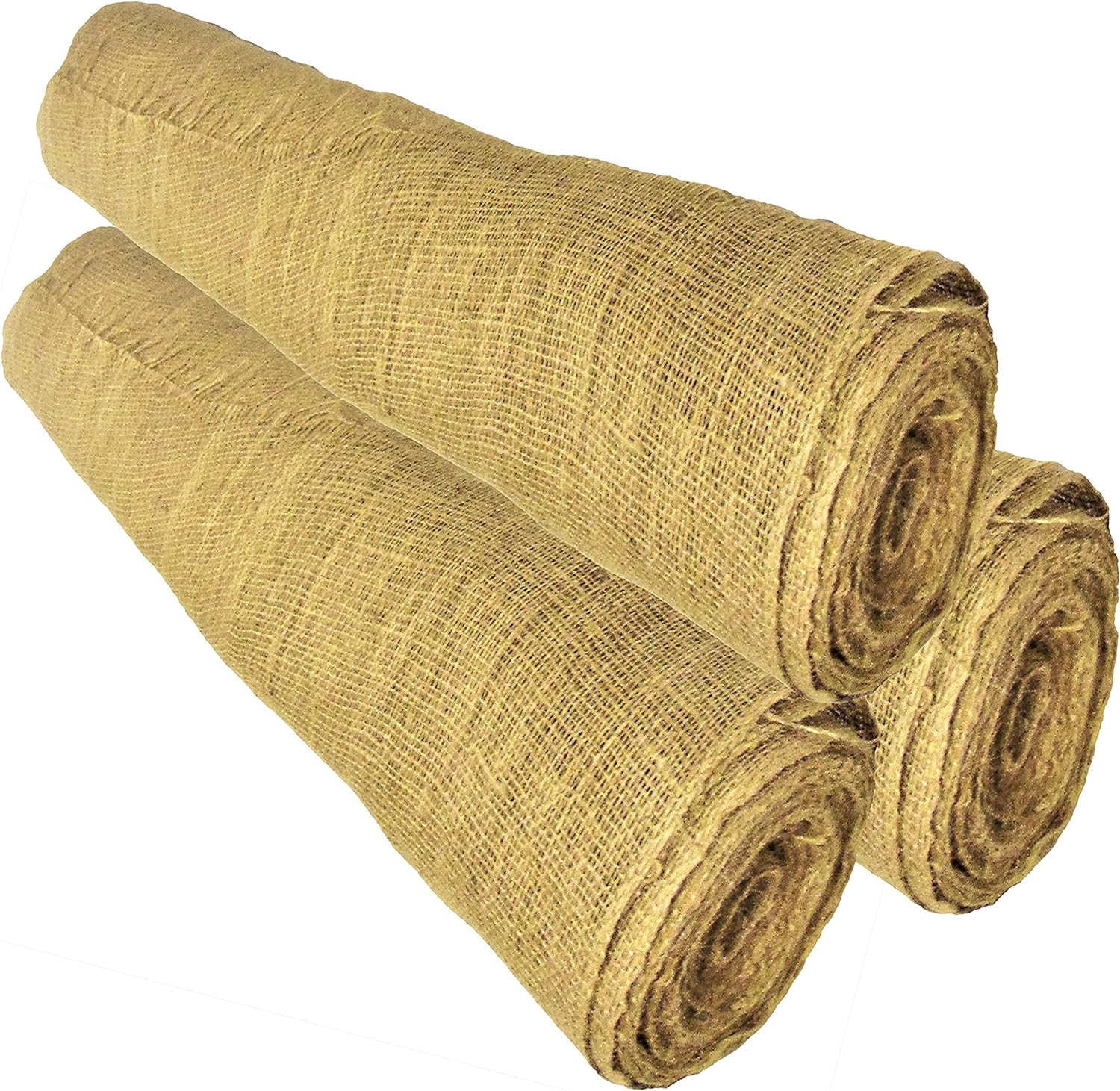 Natural Burlap Fabric, Burlap Fabric roll with Finished Edges