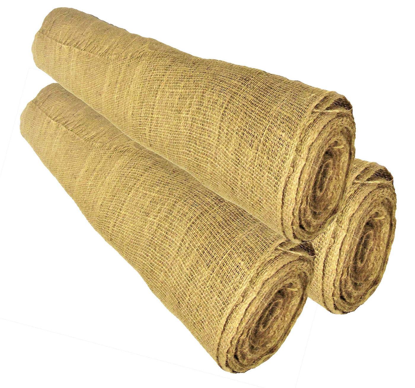 AAYU 30ft Burlap Fabric Liner Roll Premium Quality 40 inch x 10 Yards 7oz DIY Weed Barrier Eco-Friendly, Natural Jute Ribbon (30 ft)