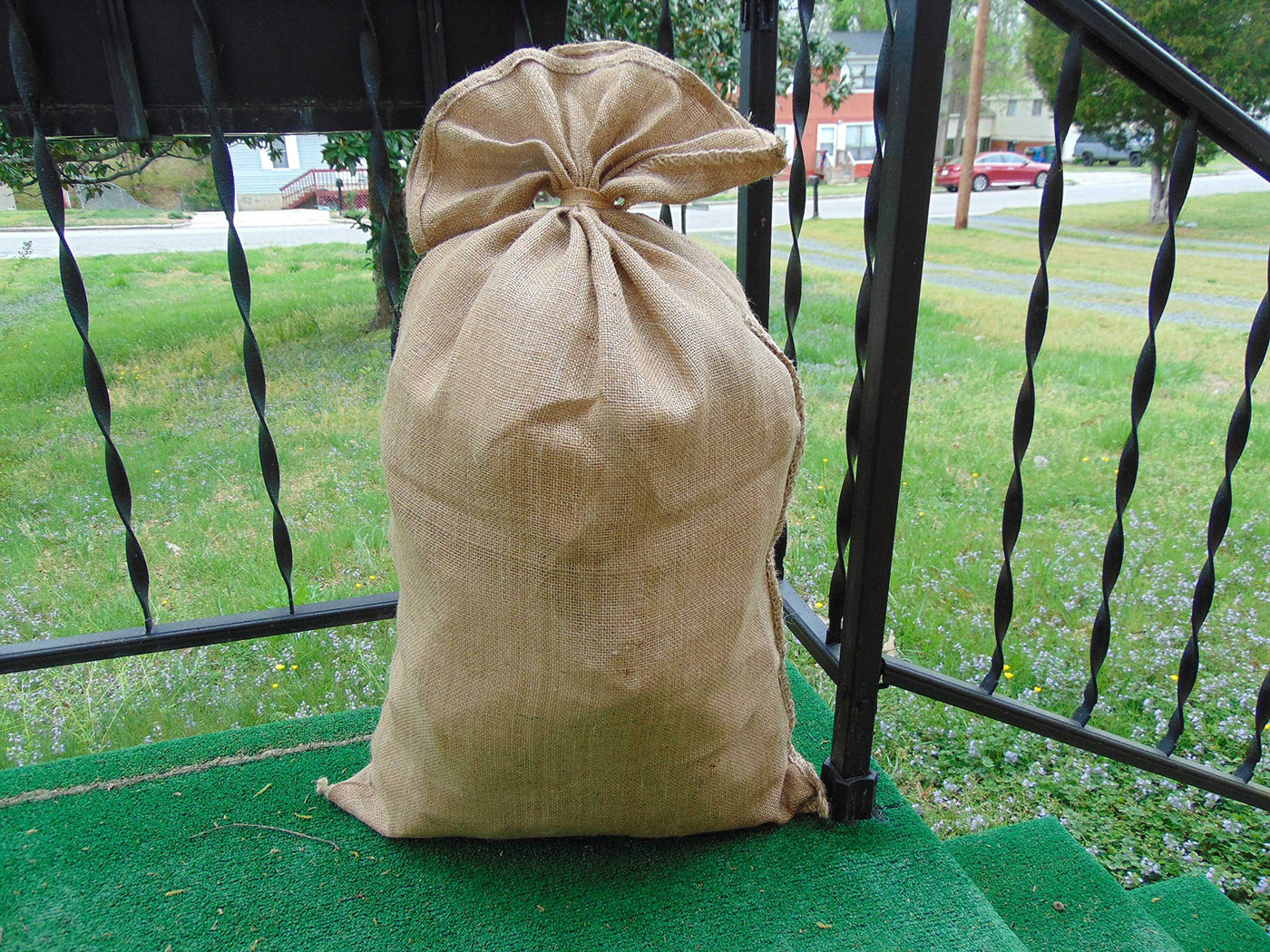 2 Pack Premium Large Burlap sack Bags | 2 Piece Set | 24 x 40 inch | New Coffee Bag | Potato Bag sacos | Seed Preserve Sack | Eco-friendly, Natural Jute Product | 10 Ounce Burlap Fabric (2)