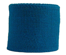 Load image into Gallery viewer, AAYU Blue Burlap Ribbon Rolls 3 inch x 5 Yards | Perfect for Rustic Wedding Decorations, Baby Showers, Tie-Backs, Wreaths, Bows, Gift &amp; Tree Wrapping, Crafts (Blue)| Jutemill 