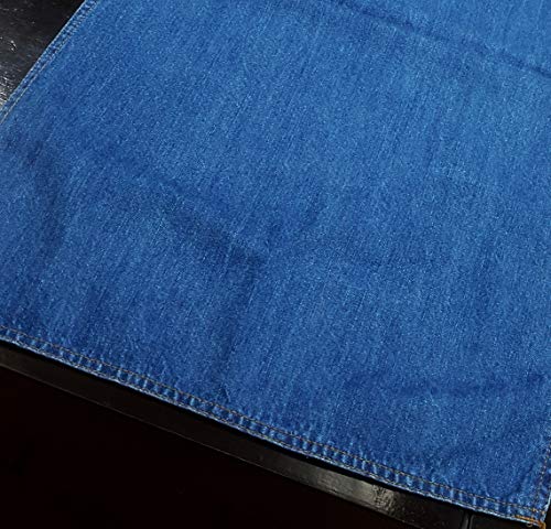 AAYU Blue Denim Table Runner Fall for Living Room Dinning Table Ideal for Parties Weddings Gathering and Daily Use Runner for Table (16 Inches X 108 Inches) Jutemill 