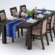 Load image into Gallery viewer, AAYU Blue Table Runner Fall with Embroidery for Parties Wedding Gathering Ideal Denim Runner for Dinning Table Kitchen Table Bed Runner (14 Inches X 72 Inches) Jutemill 
