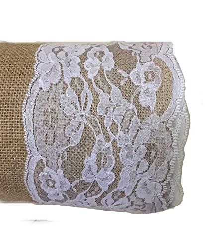 Burlap Roll for Dining Room Table, Mantel 