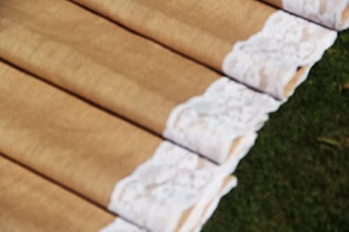 aisle lace stitching wedding runner