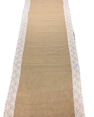 40&quot; x 10 Feet Burlap Carpet Runner Runway