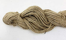Load image into Gallery viewer, AAYU Brand Premium Bundle Thick Jute Rope 5 Ply | 1 Hank Heavy Duty Natural Burlap Jute Twine Ropes | 17.6 Ounces | Best Quality Heavy Jute Rope Gardening Twine | 200 Feet Jutemill 
