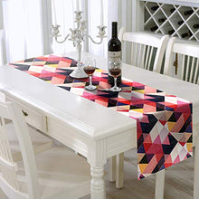 Load image into Gallery viewer, AAYU Brand Printed Table Runner 16&quot; W 72&quot; L |Thick 250 GSM (16 Inch X 72 Inch) |Table Runner for Baby Birthdays, Home Decor &amp; Wedding (Black and White) Jutemill 
