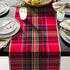 Table Toppers 14 x 108inches Red and Black Stripes