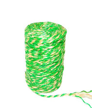 Load image into Gallery viewer, AAYU Jute Twine Green 3 ply 200 feet | Green and Natural Twisted Yarn | Garden Jute Rope for Planters | Perfect Match for Vines Jutemill 
