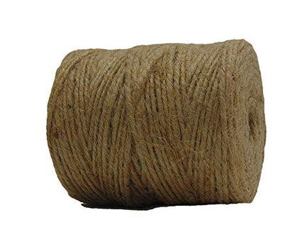 AAYU Natural Jute Twine | 3 Ply 400 Feet | Jute Rope for Industrial Uses, Packaging, Arts &amp; Crafts, Gifts, Decoration, Bundling, Gardening and Home Jutemill 