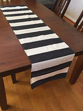 Load image into Gallery viewer, AAYU Red and Gray Table Runners 16 x 72 Thick 250 GSM,16 Inch X 72 Inch |Table Runner for Baby Birthdays, Home Decor &amp; Wedding (Red Stripes) Jutemill 
