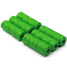 Load image into Gallery viewer, Green 2mm Jute Twine Garden Spools | 3 Pack | 328 Feet X 3 Pack | Perfect for Crafts, Gift Packing, Gardening Applications, DIY Decoration, Embellishments, Vine Support Jutemill 
