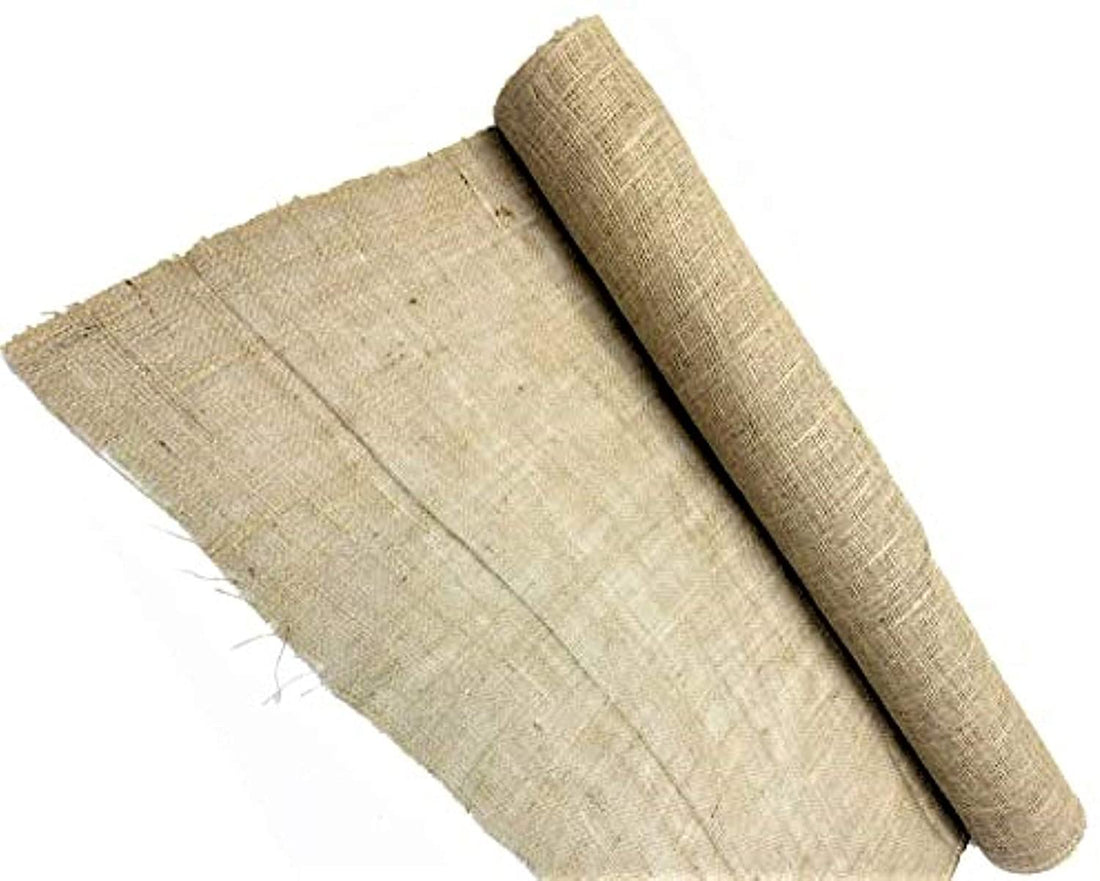 HOME BUY Jute N Fabrics,Laminated Rocket Natural Color Jute Fabric, 51 cm Width ONE MTR Packing, Used for Making Jute Bags, Art &amp; Craft,Home DECORE, Matting (51CM X 1M) Jutemill 