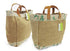 Jute Burlap tote Bag | Leather handle bag | Thick burlap bag | women hand bags Jutemill