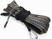 Load image into Gallery viewer, Jutemill 3/8&quot; X 50 feet Synthetic Winch Rope, 3/8-50&#39; Cable line Truck Towing, Trailer, Boat Anchor, Rigging Off Road Recovery-Rope (Orange Colored) Jutemill 
