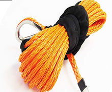 Load image into Gallery viewer, Jutemill 3/8&quot; X 50 feet Synthetic Winch Rope, 3/8-50&#39; Cable line Truck Towing, Trailer, Boat Anchor, Rigging Off Road Recovery-Rope (Orange Colored) Jutemill 

