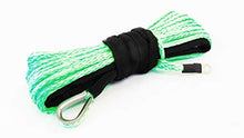 Load image into Gallery viewer, Jutemill 3/8&quot; X 50 feet Synthetic Winch Rope, 3/8-50&#39; Cable line Truck Towing, Trailer, Boat Anchor, Rigging Off Road Recovery-Rope (Orange Colored) Jutemill 
