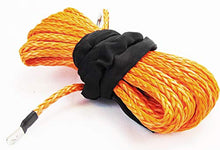 Load image into Gallery viewer, Jutemill 3/8&quot; X 50 feet Synthetic Winch Rope, 3/8-50&#39; Cable line Truck Towing, Trailer, Boat Anchor, Rigging Off Road Recovery-Rope (Orange Colored) Jutemill 

