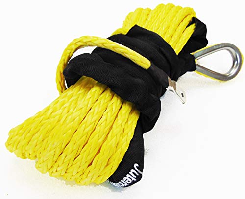 Jutemill 3/8&quot; X 50 feet Synthetic Winch Rope, 3/8-50&