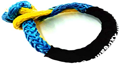 Jutemill Synthetic UHMWPE Soft Shackle | 7/16"; 6" Loop | Breaking Strength| Recovery and Off-Road Capabilities | ATV/UTV Winch, Marine Craft | Heavy Duty Handling Jutemill