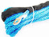 Jutemill Synthetic Winch Rope 1/2 Inch X 50 ft Blue. Recovery Cable for ATV UTV SUV 4 Truck Hitch, Boat Trailer, Tow Rope, Ramsey Replacements (1/2" x 50ft, Blue) Jutemill 